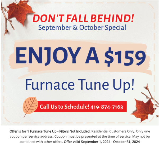 Enjoy a $159 Furnace Tune Up.